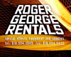 Roger George Rentals, Special Effects Equipment Rentals